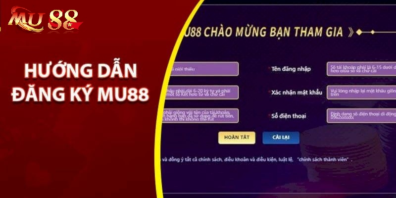 Điền dữ liệu khi đăng ký